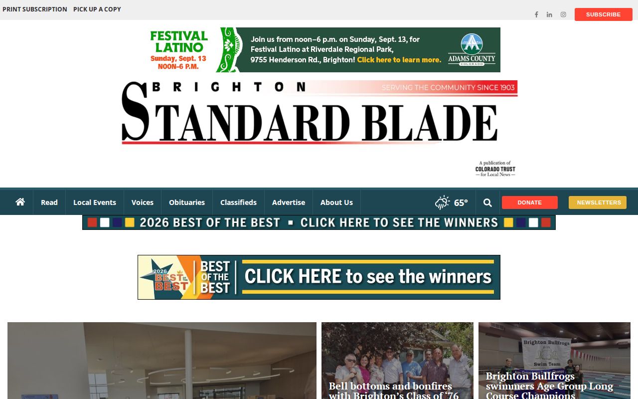 Brighton Blade Adams County arrest and local crime news page